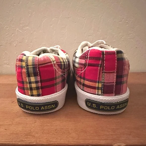 NEW Plaid U.S. Polo Assn. Tennis Shoes - Picture 5 of 15